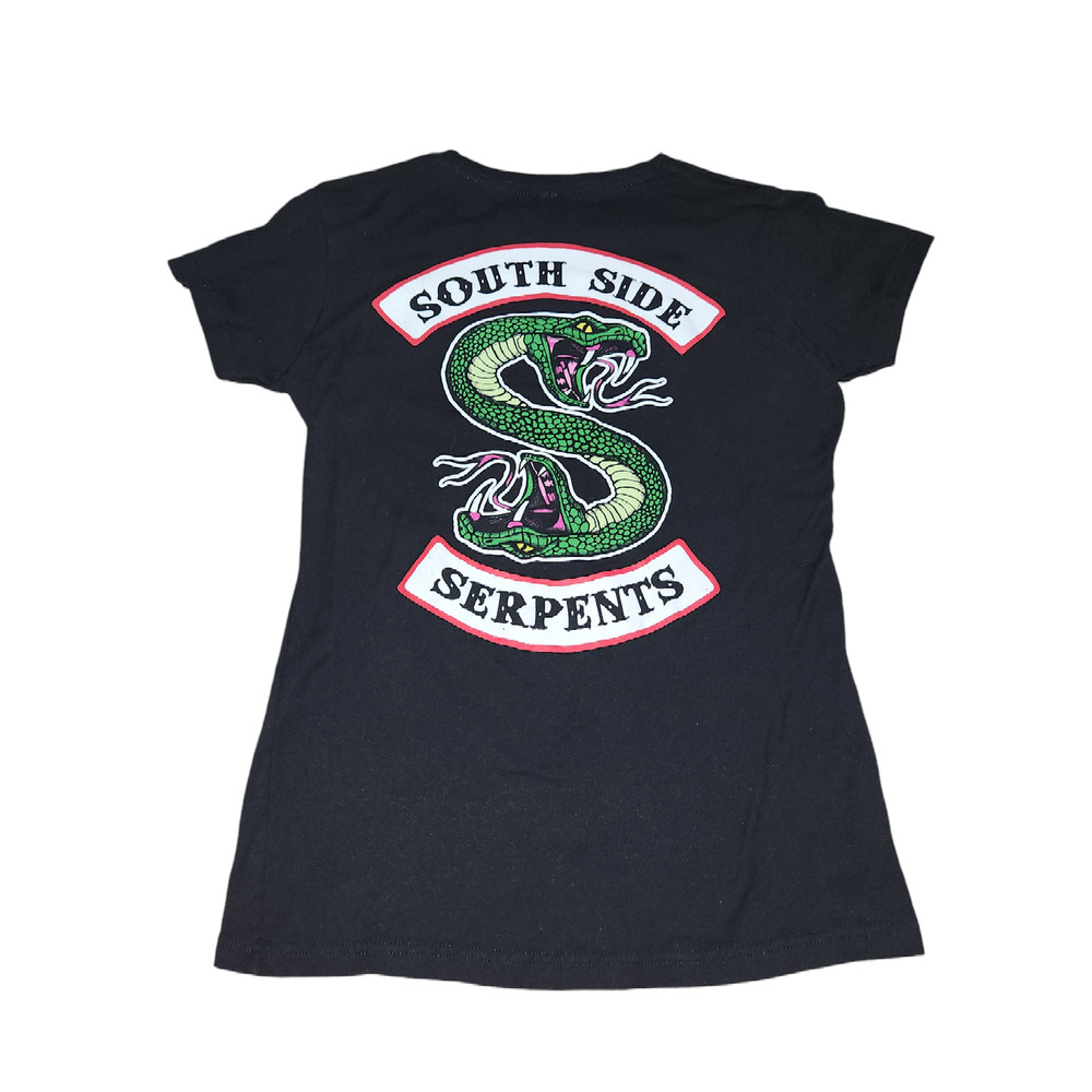 Riverdale South Side Serpents Black Short Sleeve Shirt Size‎ Medium